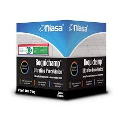 BOQUILLA SIN ARENA NEGRO SACO 5KG NIASA