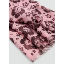 Fular estampado floral