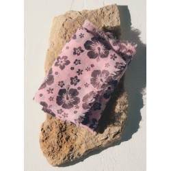 Fular estampado floral