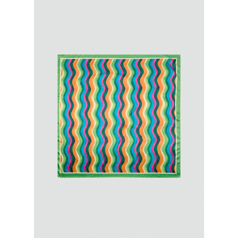 Pañuelo estampado rayas