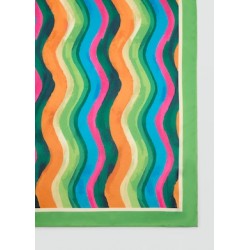 Pañuelo estampado rayas