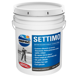 IMPER ACRILICO FIBRATADO SETTIMO BLANCO CUB 19 LT.