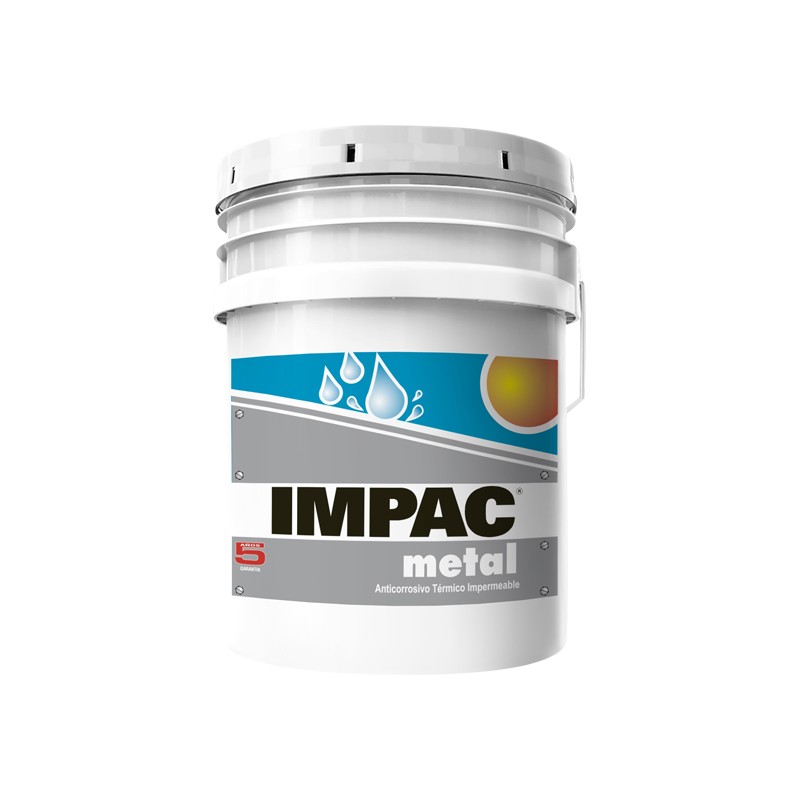 IMPER ACRILICO PARA LAMINA METAL CUBETA IMPAC 19 LT.
