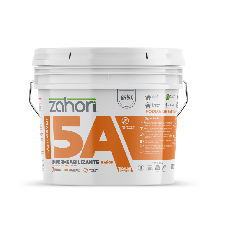 IMPER ELASTOMERICO 5 ANOS BLANCO GALON ZAHORI