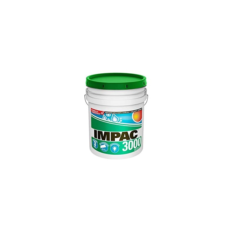 IMPER FIBRATADO 3000 ROJO CUBETA 19LT IMPAC