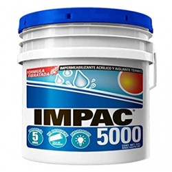 IMPER FIBRATADO 5000 BLANCO GALON 3.8L IMPAC