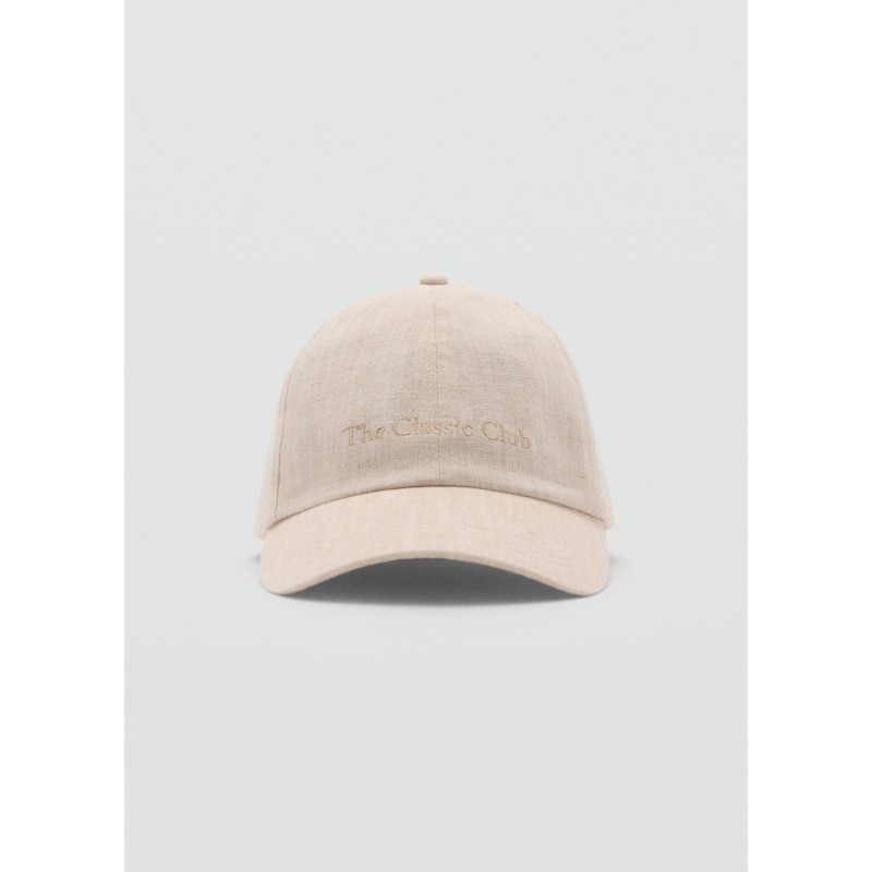 Gorra mensaje bordado