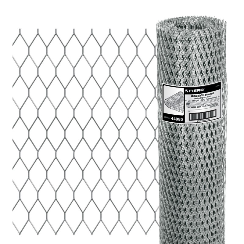 MALLA PLAFON ROMBO 0.90 X 22 M CAL 26 FIERO