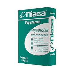 PEGA MARMOL BLANCO SACO 20KG NIASA
