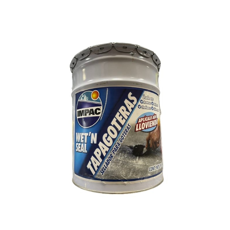 SELLADOR ASFALTICO TAPAGOTERAS CUBETA APARIENCIA FIBROSA WET N SEAL