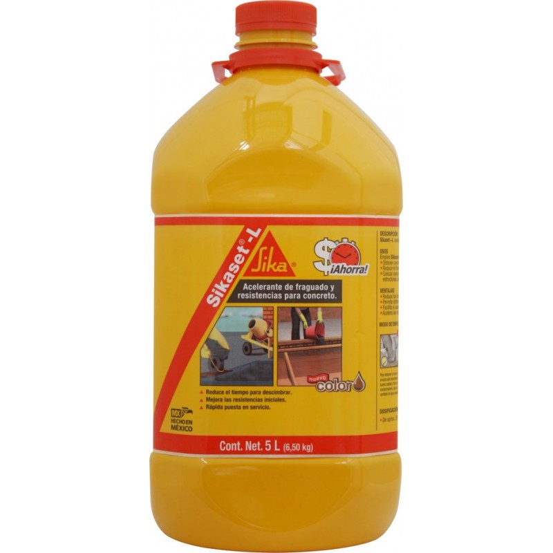 ACELERANTE DE FRAGUADO Y RESISTENCIA 5 LTS SIKA