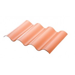 TEJA DE FIBROCEMENTO MAXITEJA 2 X 3' ROJA MEXALIT