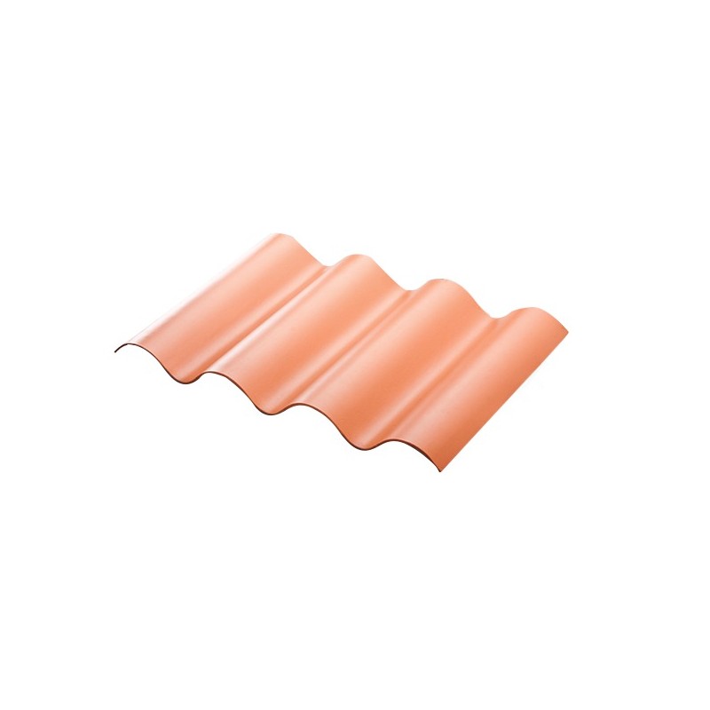 TEJA DE FIBROCEMENTO MAXITEJA 2 X 3' ROJA MEXALIT