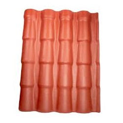 TEJA DE FIBROCEMENTO SAN MIGUEL 4 X 3' ROJA MEXALIT