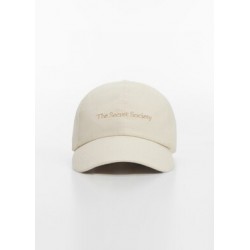 Gorra mensaje bordado