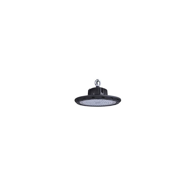 LAMPARA HIGH BAY 100W 10000L 65K 100-277V NEGRO REGOR I