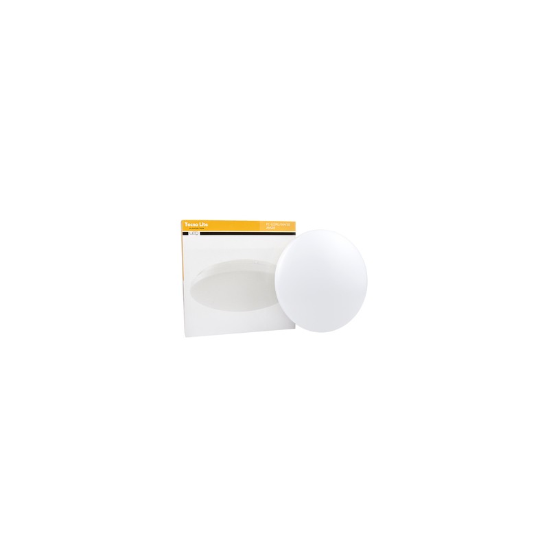 LAMPARA LED SUPERFICIE 16W 1100L 30K BLANCO 100-240V REDONDA ANSER