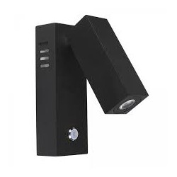 LAMPARA P/LECTURA LED 3.4W 140L 30K NEGRO 100-240V DELPHINUS I