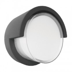 LAMPARA SUP P/MURO LED 15 W 900L 30K GRIS 100-240V COPEINA I