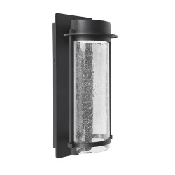 LAMPARA SUP P/MURO LED 16 W 730L 30K NEGRO 127V TUTTLE