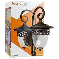 LAMPARA P/MURO T/FAROL E27 20W 100-240V BRONCE REVENNA NO INCLUYE FOCO