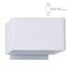 LAMPARA P/PARED G9 40W 100-240V CRISTAL BLANCO CLEEIA NO INCLUYE FOCO