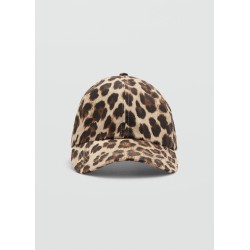 Gorra estampado leopardo