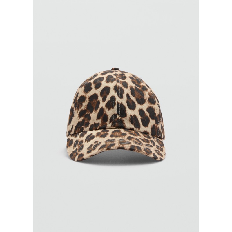 Gorra estampado leopardo