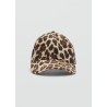 Gorra estampado leopardo