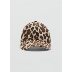 Gorra estampado leopardo