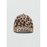 Gorra estampado leopardo