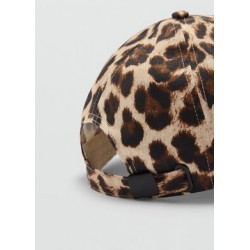 Gorra estampado leopardo