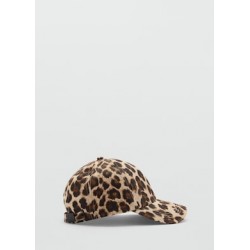 Gorra estampado leopardo