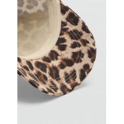 Gorra estampado leopardo