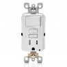 APAGADOR DECORA COMBINADO 15A 125V BLANCO CON FALLA