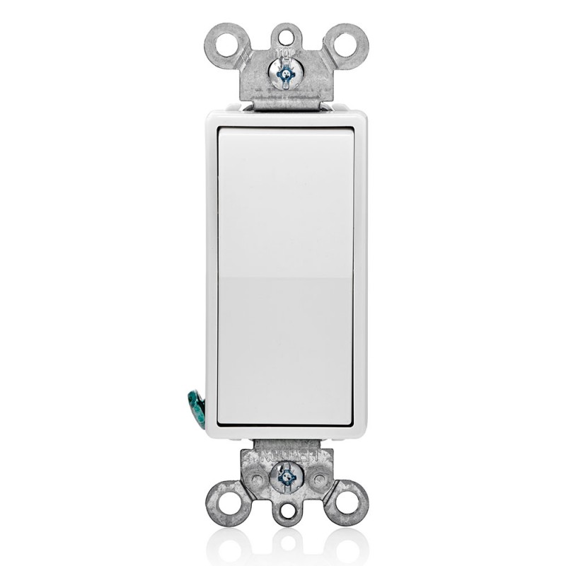 APAGADOR DECORA 4 VIAS 15A 120/277V BLANCO