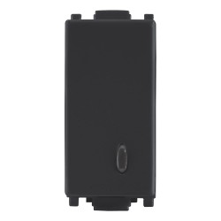 APAGADOR ESCALERA 10A 127V CON PILOTO NEGRO