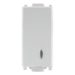 APAGADOR SENCILLO 10A 127V CON LUZ PILOTO GRIS