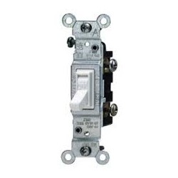 APAGADOR SENCILLO 15A 120V BLANCO