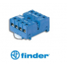 BASE PARA RELAY 8 PIN 10A 250V FINDER OCTAGONAL