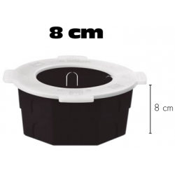BOTE INTEGRAL 8 CM CON TAPA POLIFLEX