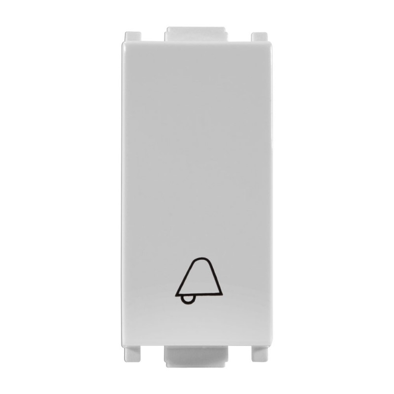 BOTON PULSADOR PARA TIMBRE CAMPANA 10A 127V GRIS