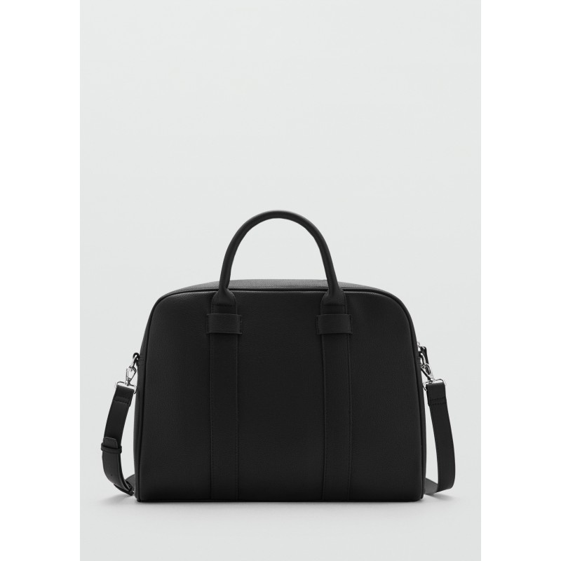 Maletín efecto piel abatanada