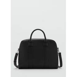 Maletín efecto piel abatanada