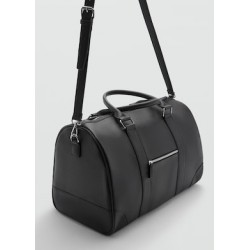 Bolso bowling efecto piel abatanada