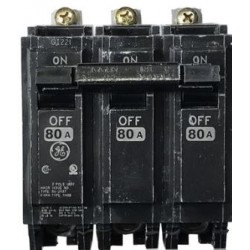 BREAKER THQB 3 X 80A 120/240V GE