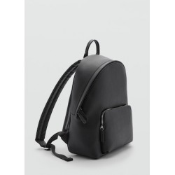 Mochila efecto piel abatanada