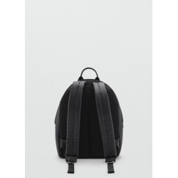 Mochila efecto piel abatanada