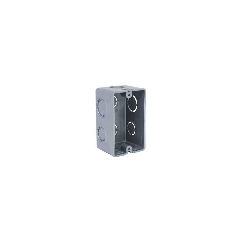 CAJA 2 X 4 KO 1/2 3MOD PVC