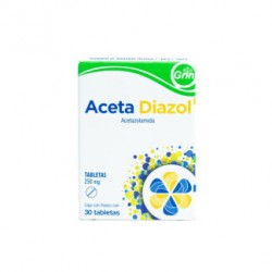 ACETA DIAZOL 250MG C/30 TAB